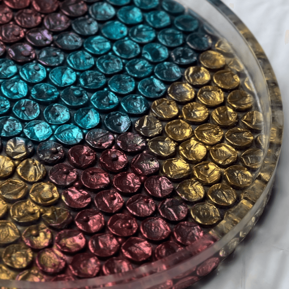 #39 Vibrant Bubble Tray - BohriAli.com