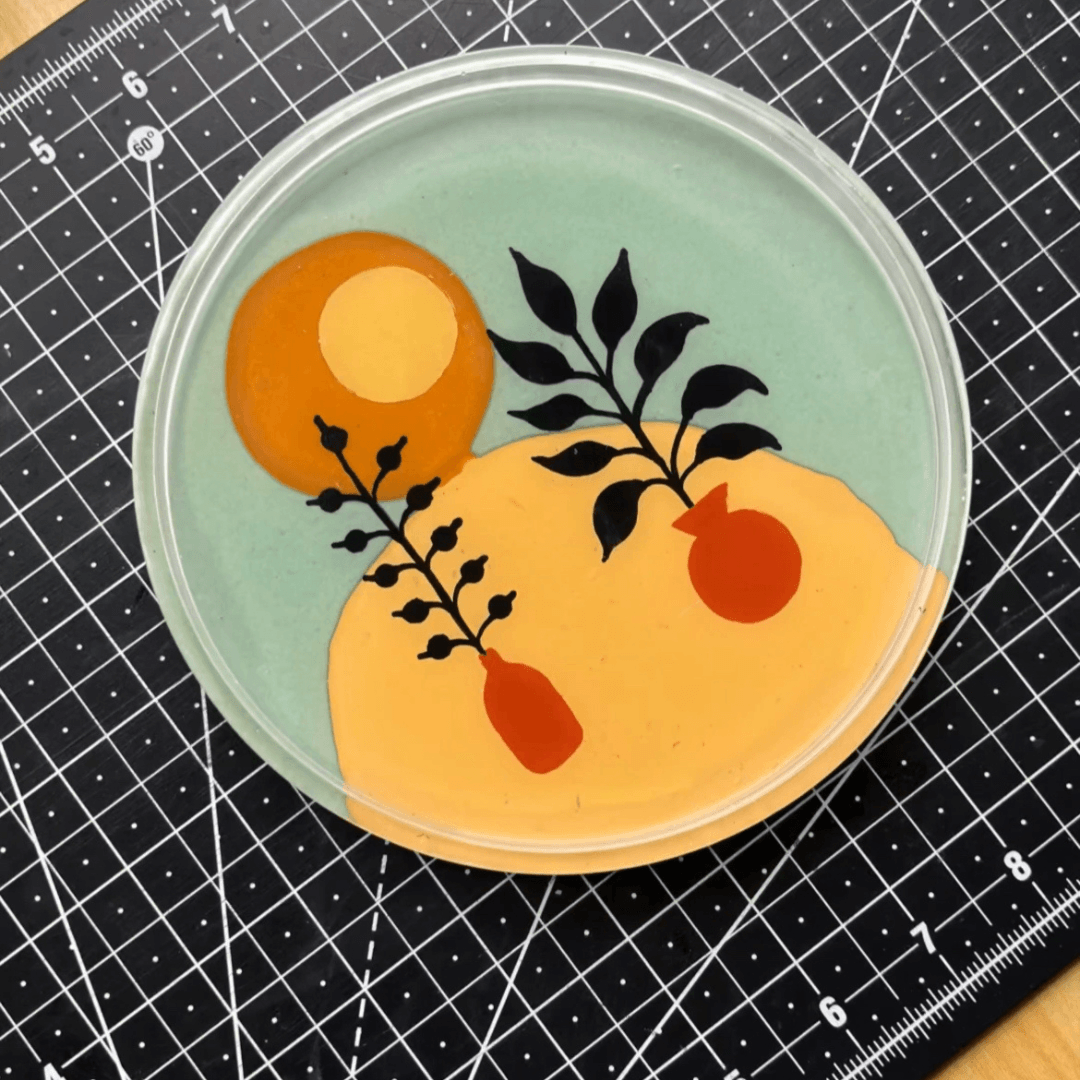 #26 Botanical Resin and Jesmonite Art - BohriAli.com