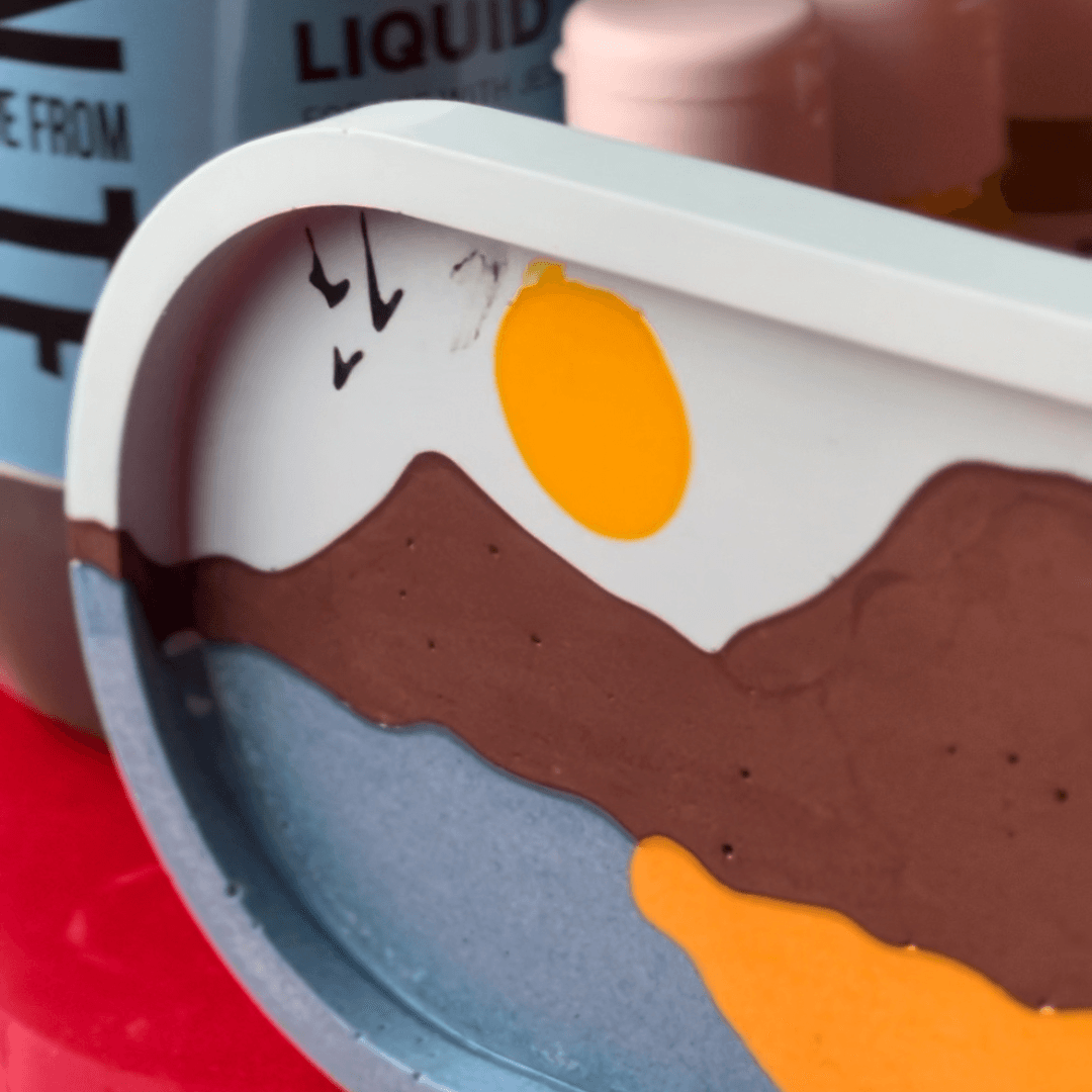 #3: Scenic Landscape Tray: How We Made It - BohriAli.com