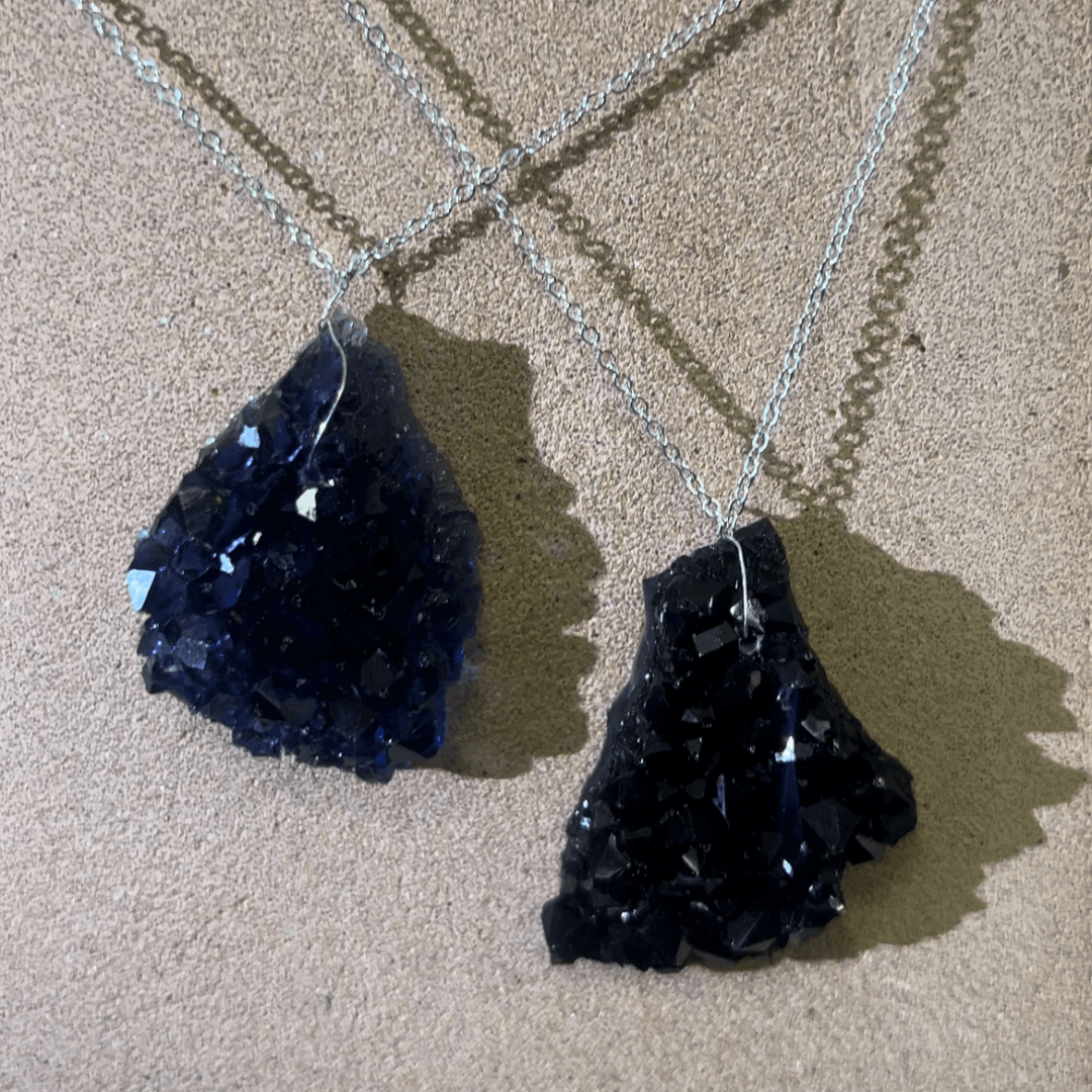 #21 Amethyst Crystal Pendant - BohriAli.com