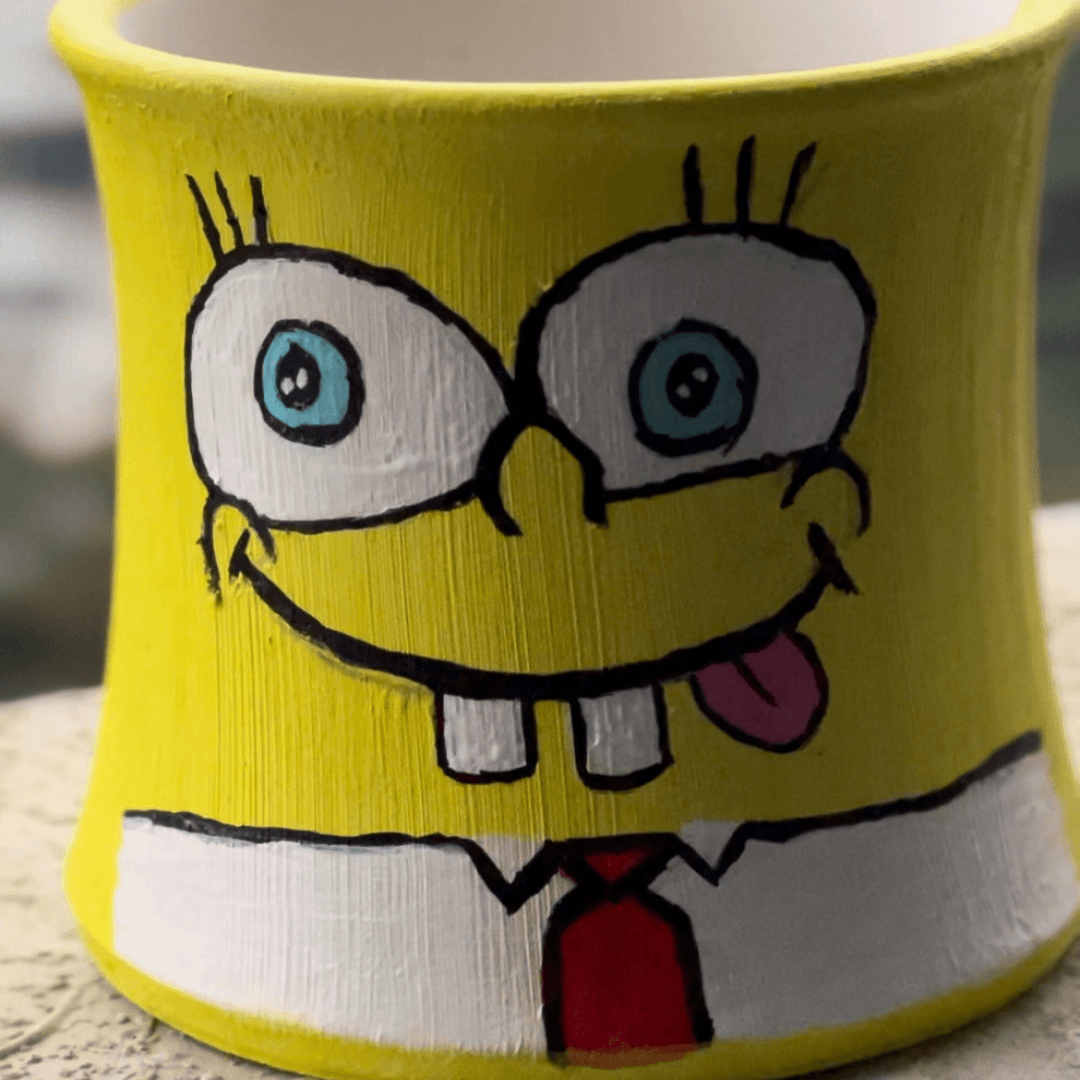 #11 Evil SpongeBob Planter - BohriAli.com