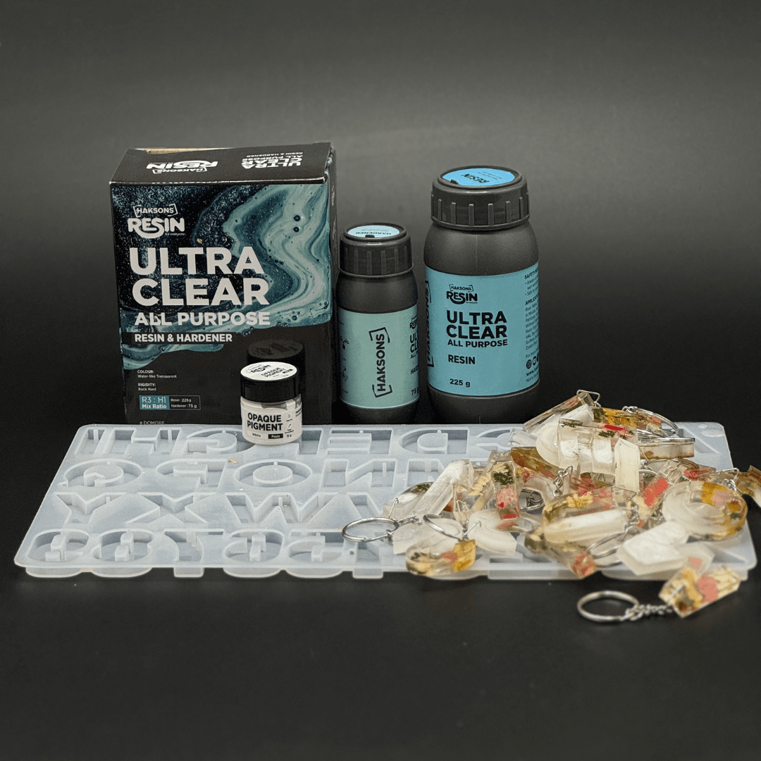 #2: Floral Alphabet Keychains - BohriAli.com