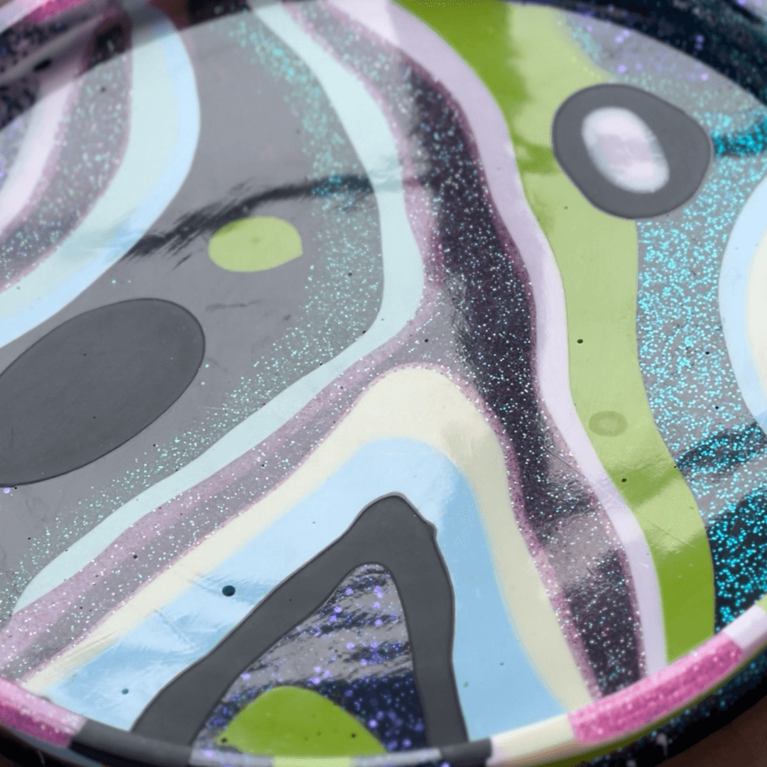 #10 Colour Swirl Tray - BohriAli.com