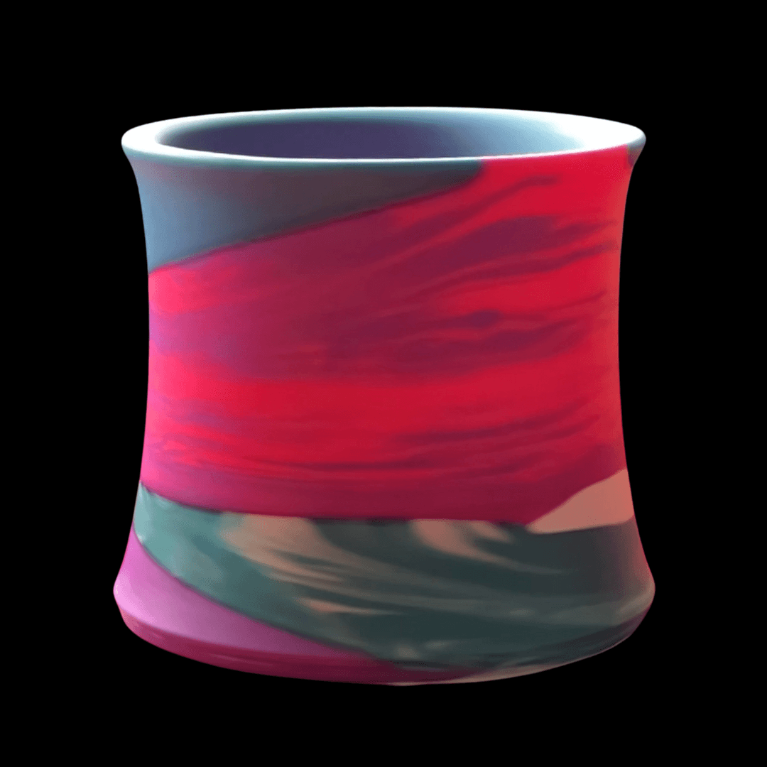 #6 Neon Marble Planter - BohriAli.com