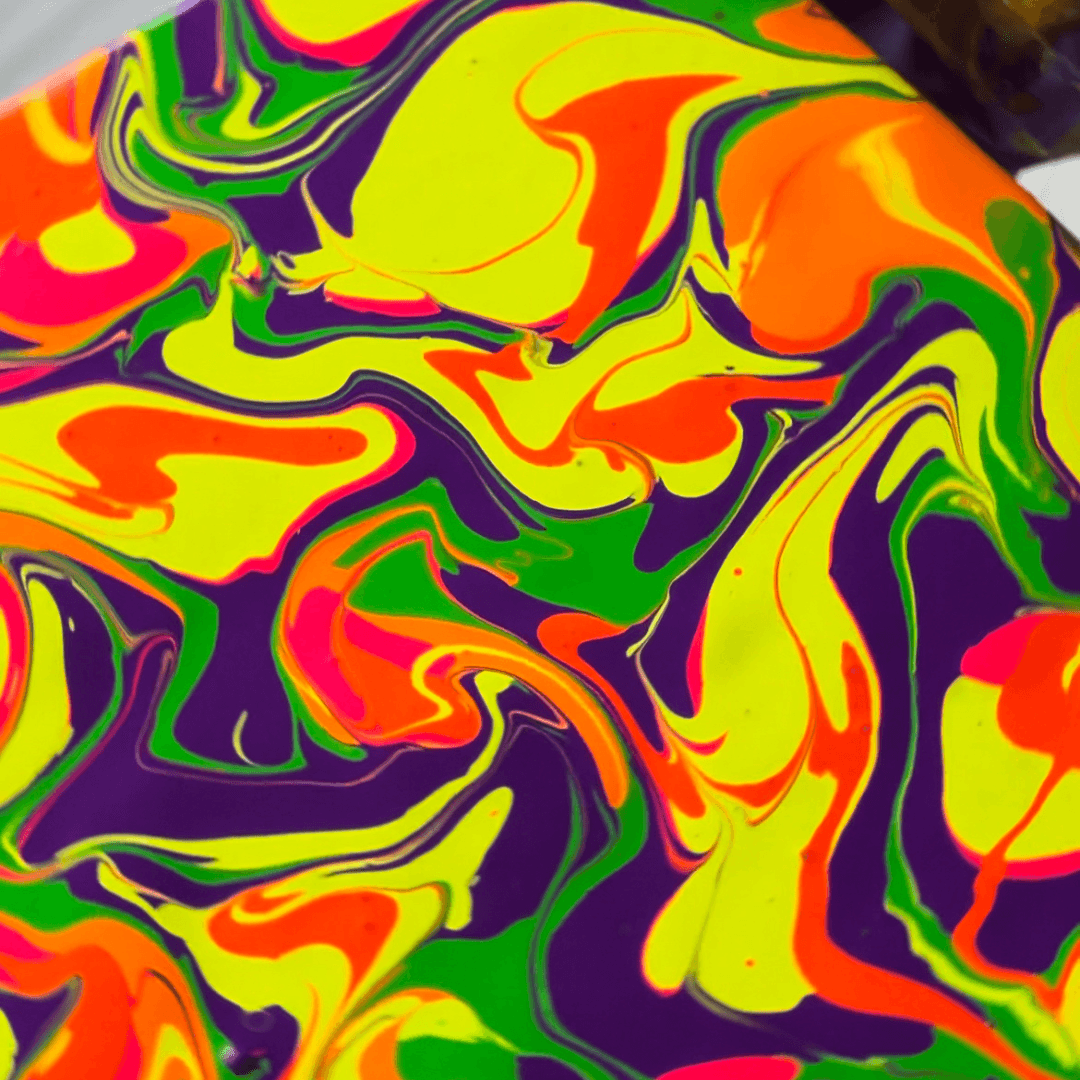 #25 Fluorescent Fluid Art - BohriAli.com