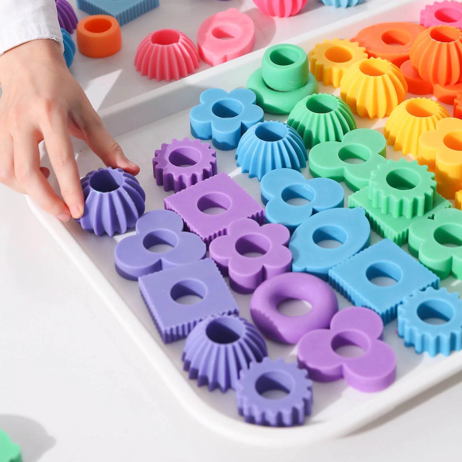 Boowan Nicole: 2.2 cm Building Blocks Stackable Candle Silicone Mold - BohriAli.com