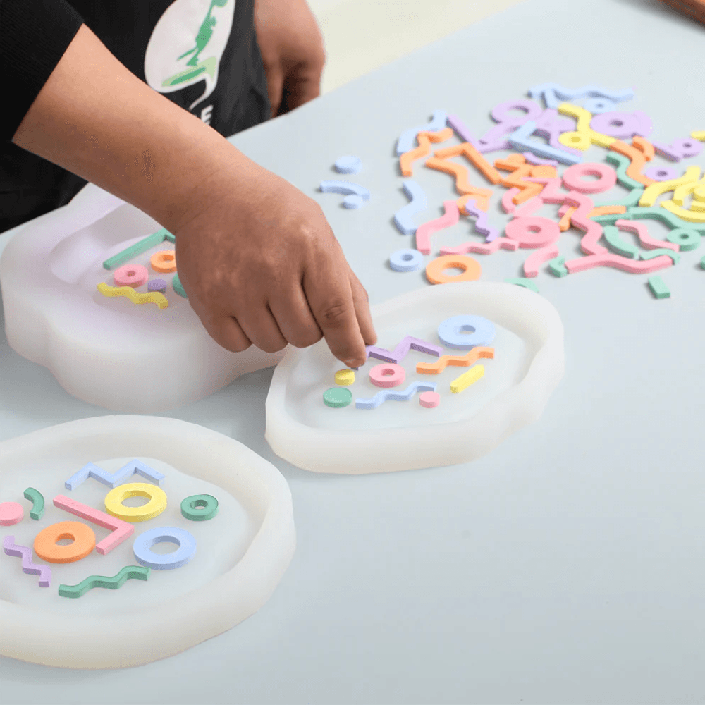 Boowan Nicole: Decorative Inlays for Concrete Tray - BohriAli.com