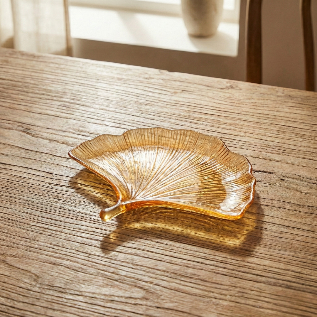 Ginkgo Leaf Trinket Dish Silicone Mould | For Concrete | Jesmonite®️| Resin