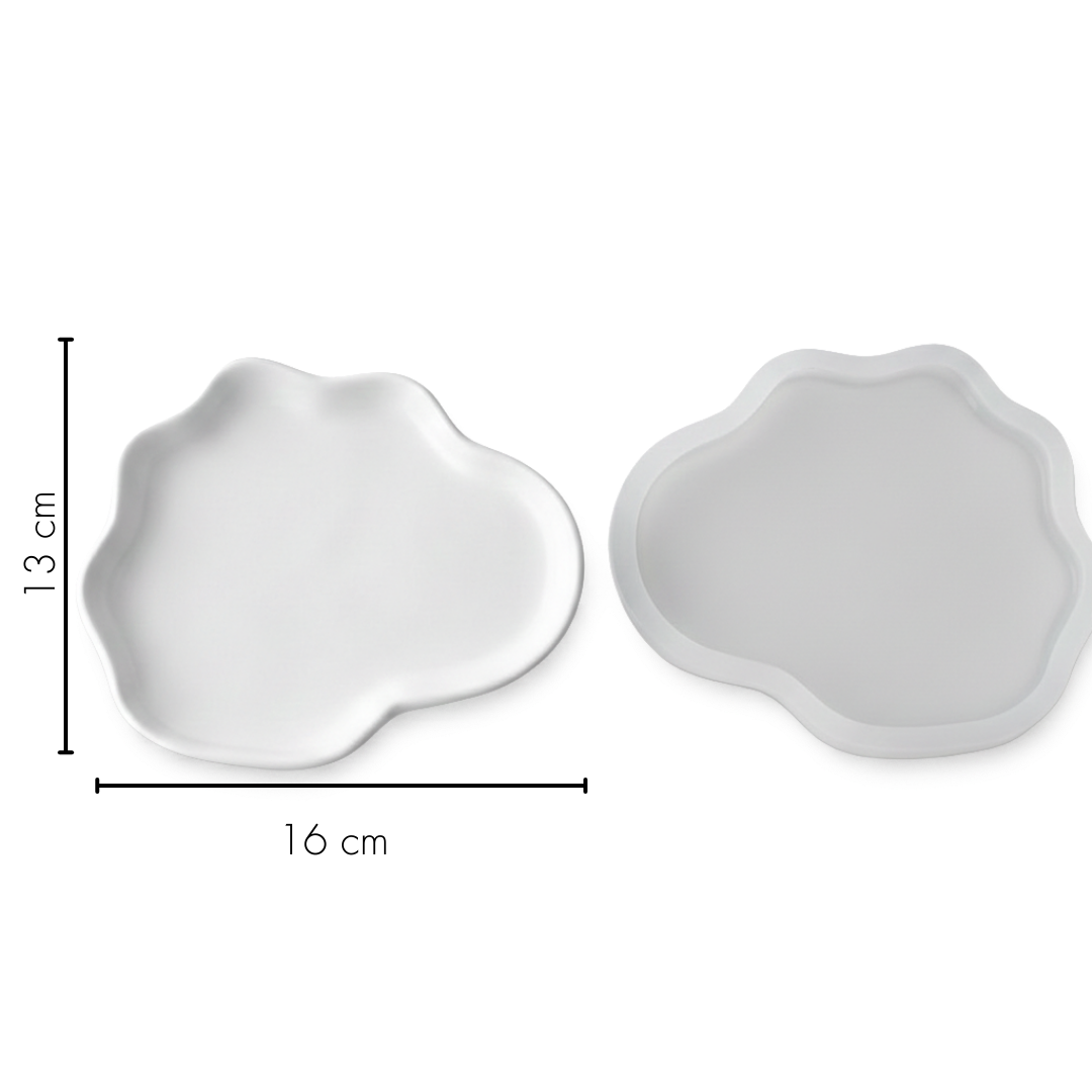 Wavy Edge Collection Silicone Moulds | For Concrete | Jesmonite®️| Resin