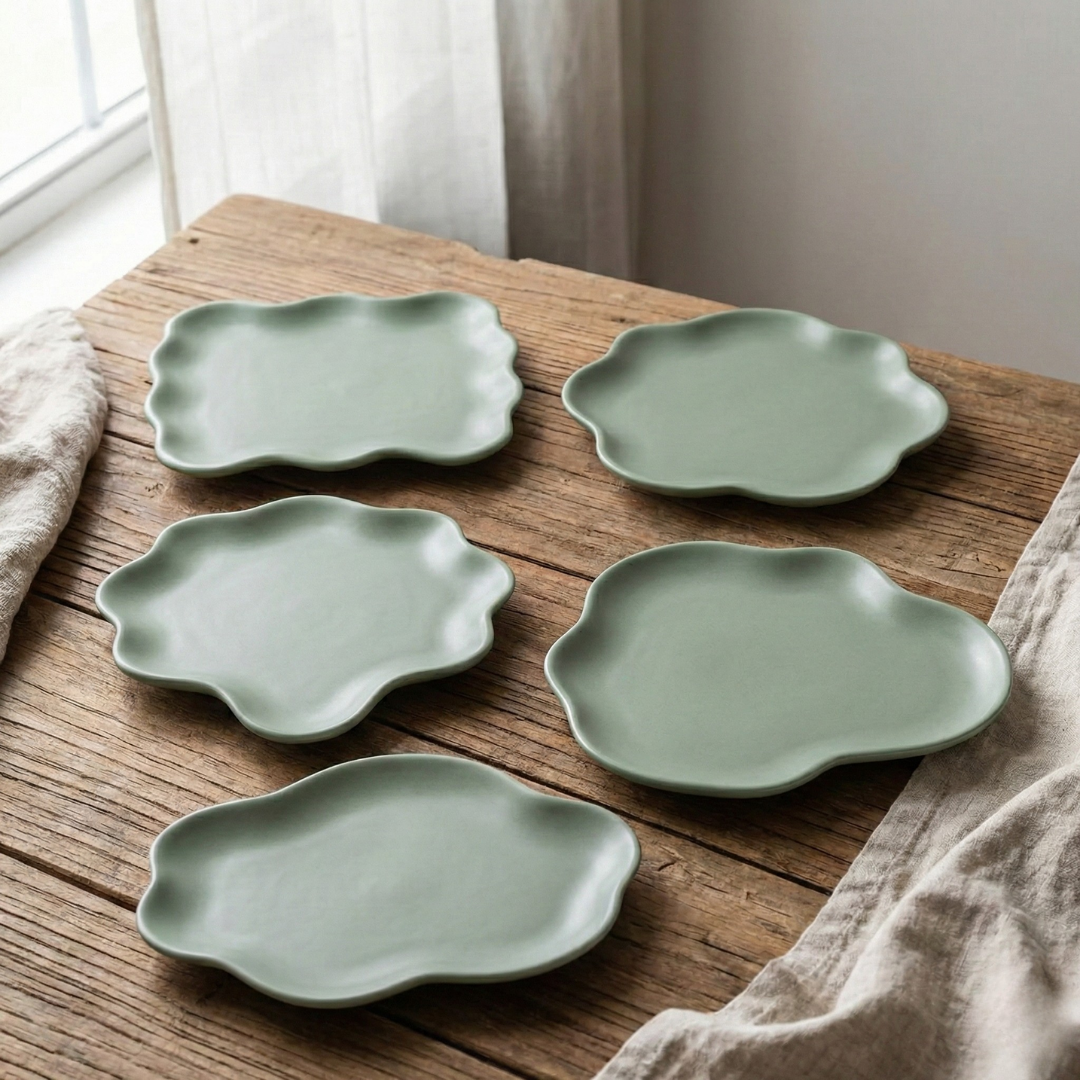 Wavy Edge Collection Silicone Moulds | For Concrete | Jesmonite®️| Resin