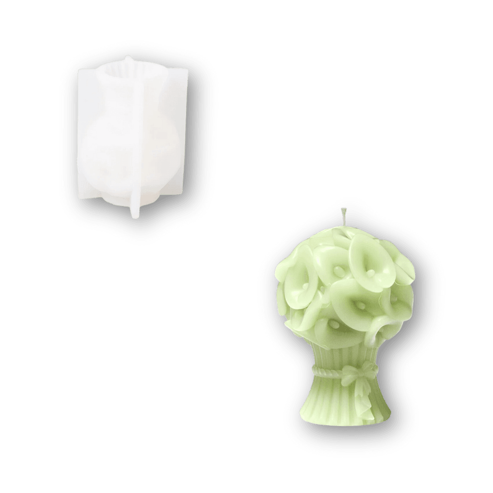 Boowan Nicole: Bouquet Flourishing Candle Silicone Mould Collection - BohriAli.com