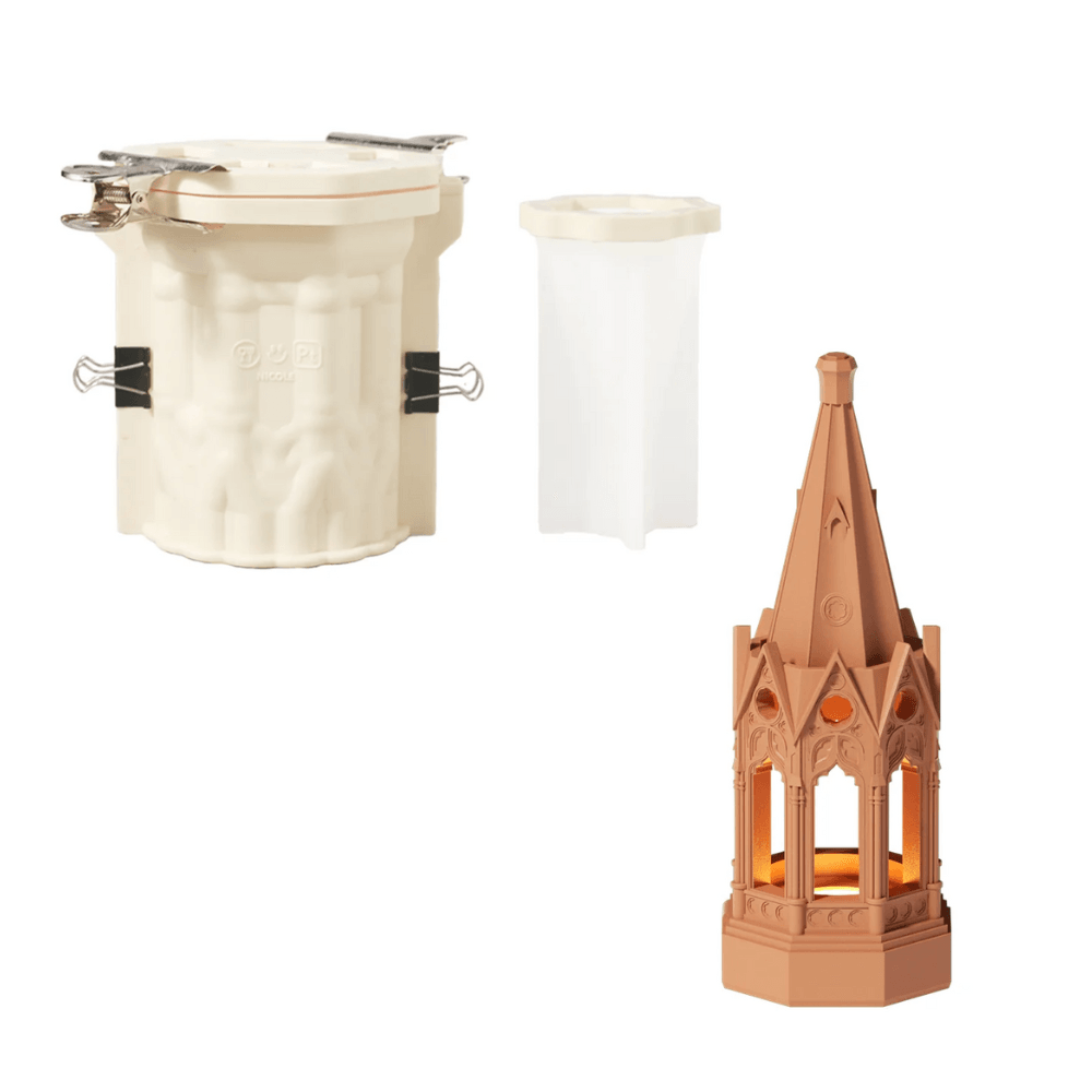Boowan Nicole:Gothic Revival Architecture Dimmable Rechargeable Table Lamp Silicone Mold and Accessories - BohriAli.com