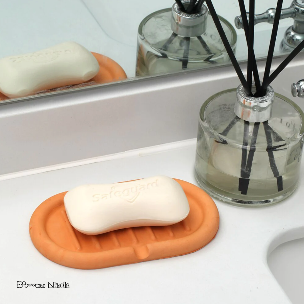 Boowan Nicole: Concrete Soap Dish Silicone Mould (SH0717 / SH0718)