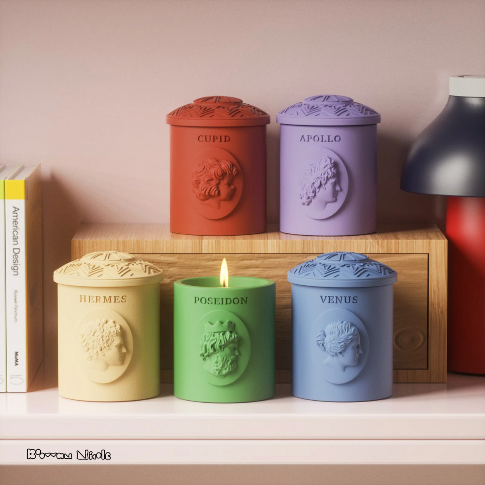 Boowan Nicole: VENUS Candle Jar Silicone Mould