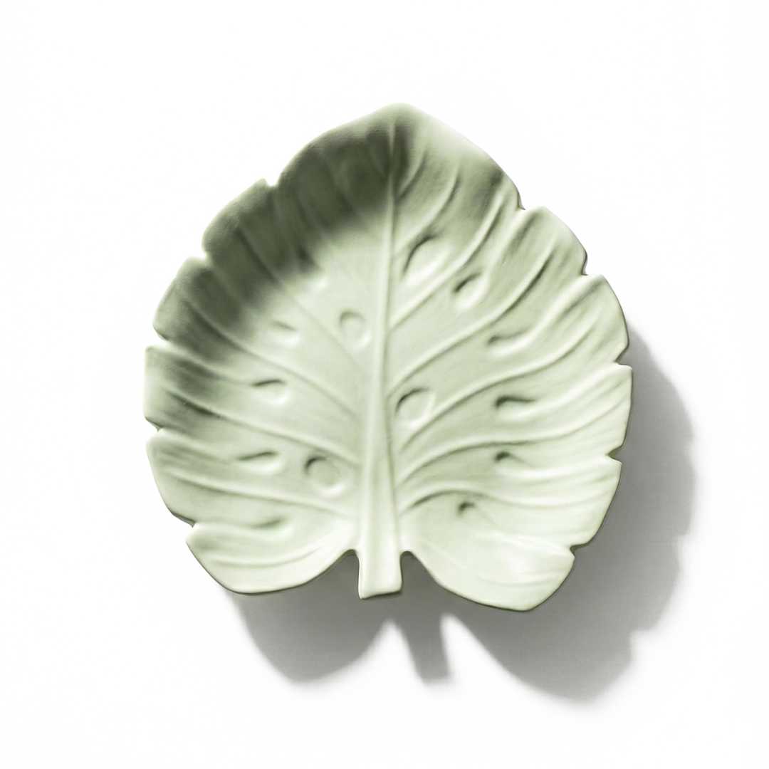 Monstera Leaf Trinket Dish Silicone Mould | For Concrete | Jesmonite®️| Resin