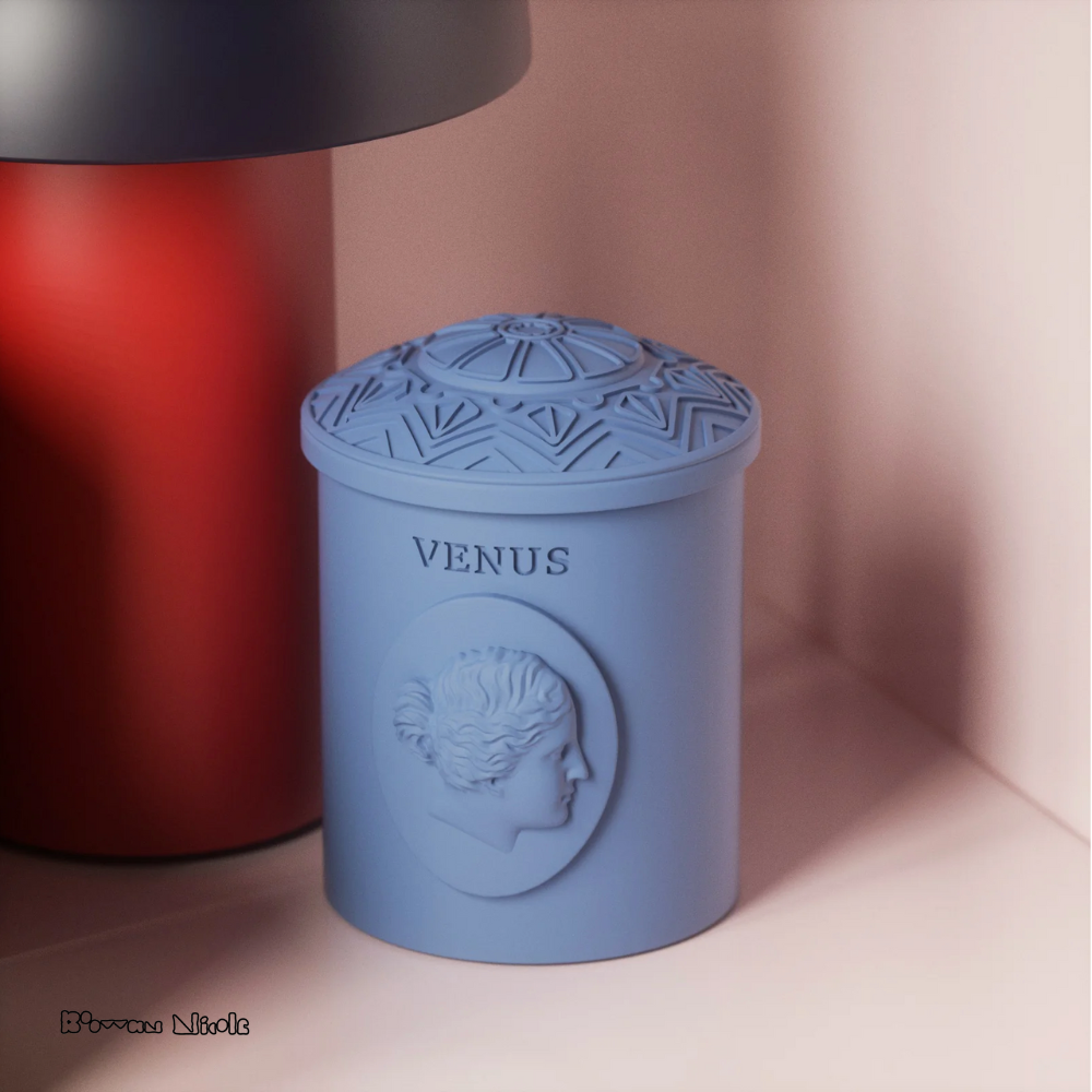 Boowan Nicole: VENUS Candle Jar Silicone Mould