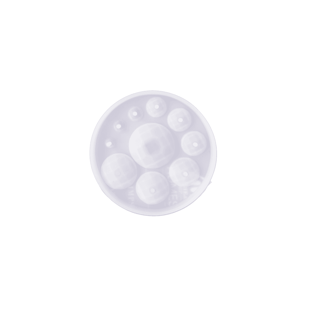 Eco-Mould: Round gem stone Silicone Mould - BohriAli.com