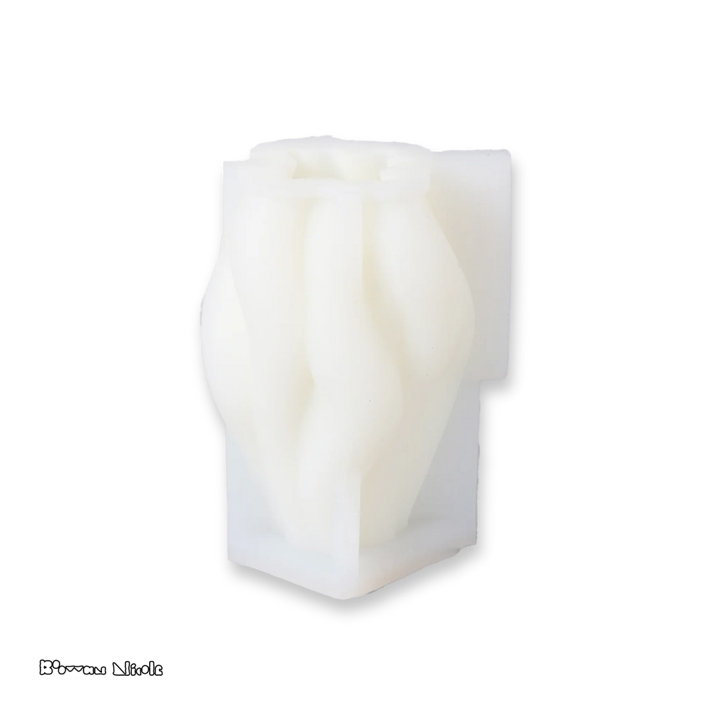 Boowan Nicole: Wave Candle Silicone Mould