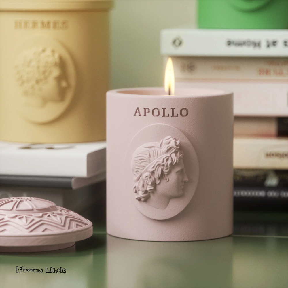 Boowan Nicole: APOLLO Candle Jar Silicone Mould