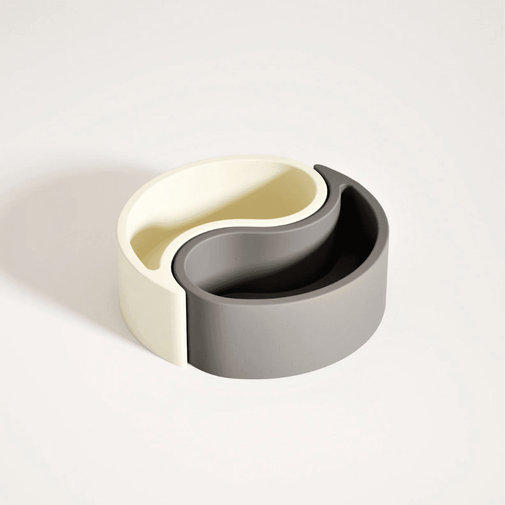 Boowan Nicole: Yin Yang Concrete Succulent Planter Silicone Mould - BohriAli.com