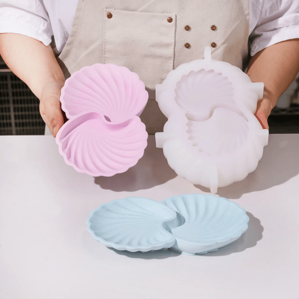 Boowan Nicole: Mystic Seashell Tray Silicone Mold - BohriAli.com