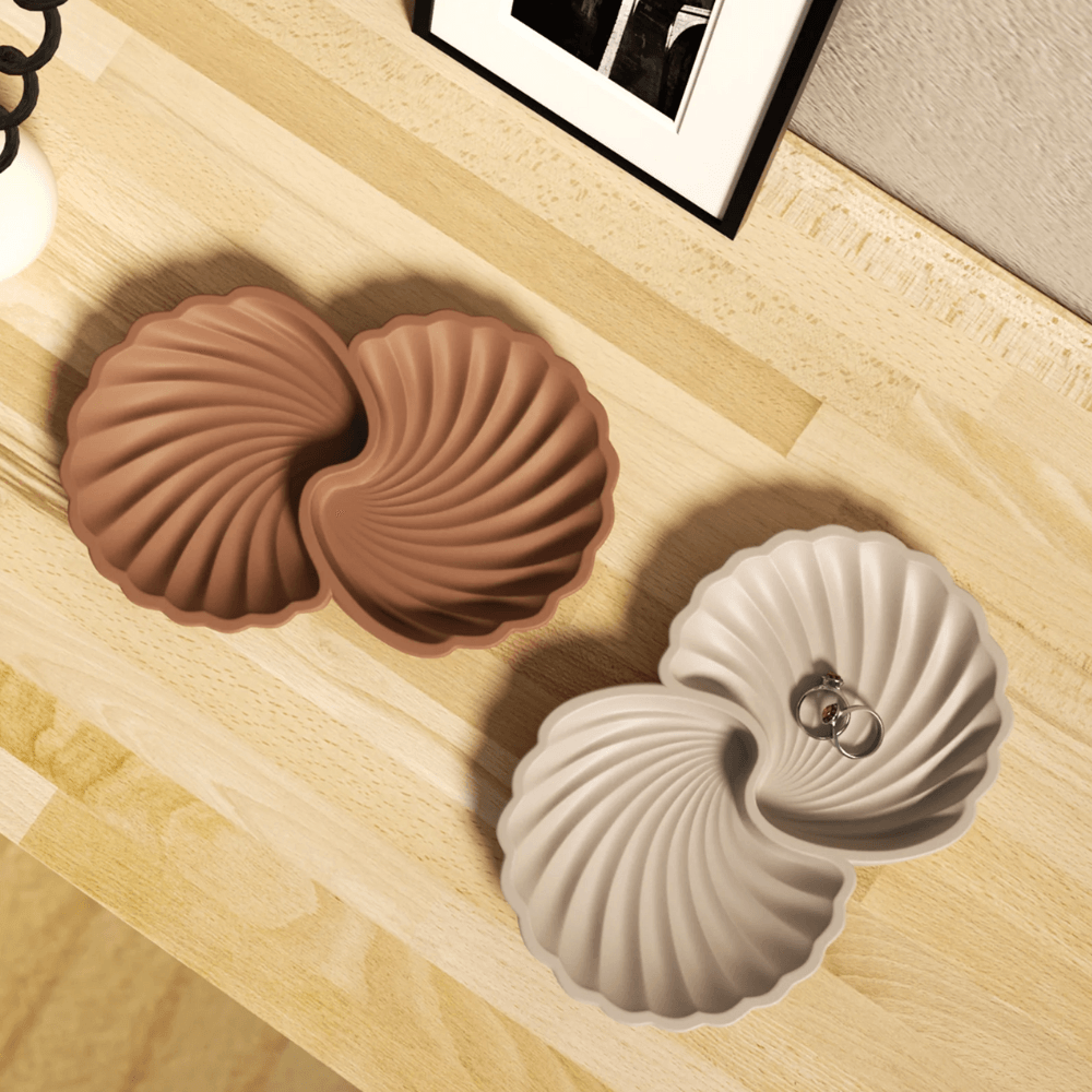 Boowan Nicole: Mystic Seashell Tray Silicone Mold - BohriAli.com