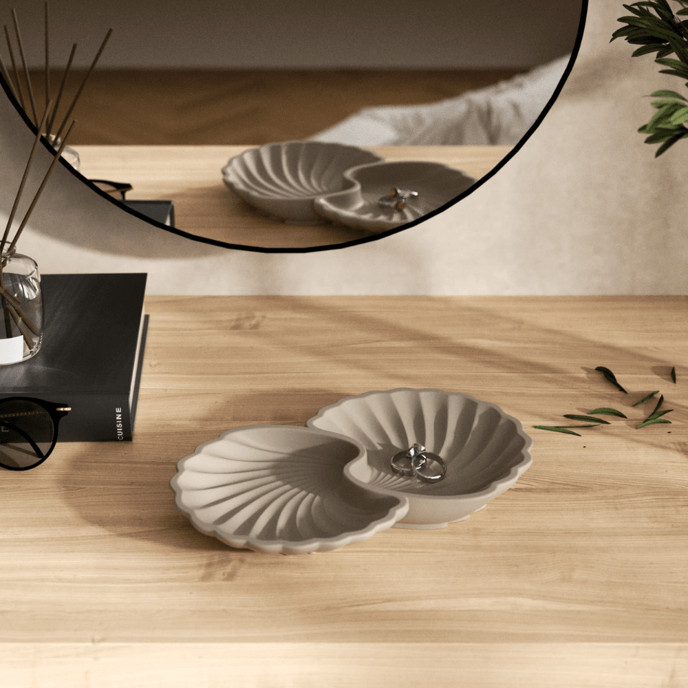 Boowan Nicole: Mystic Seashell Tray Silicone Mold - BohriAli.com