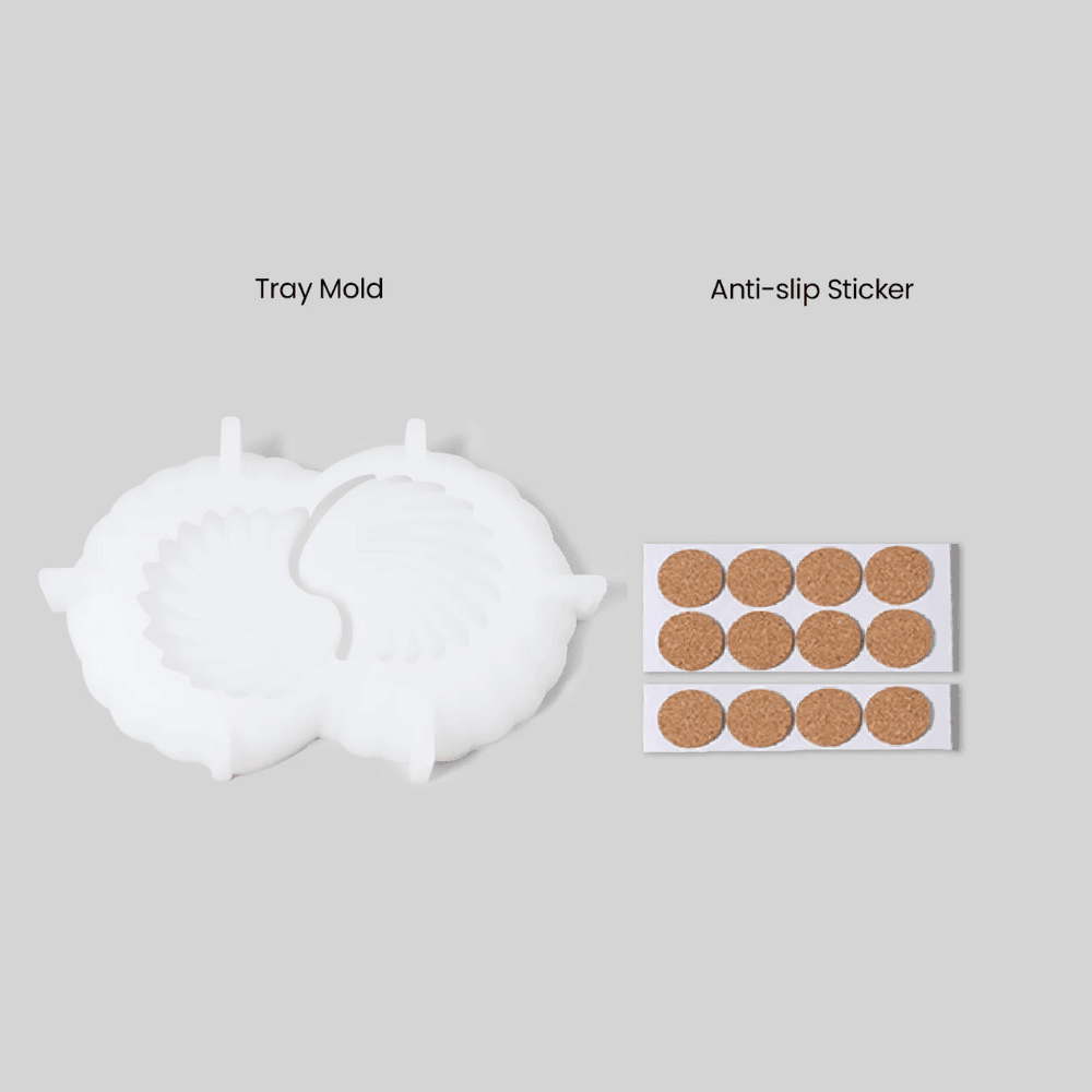 Boowan Nicole: Mystic Seashell Tray Silicone Mold - BohriAli.com