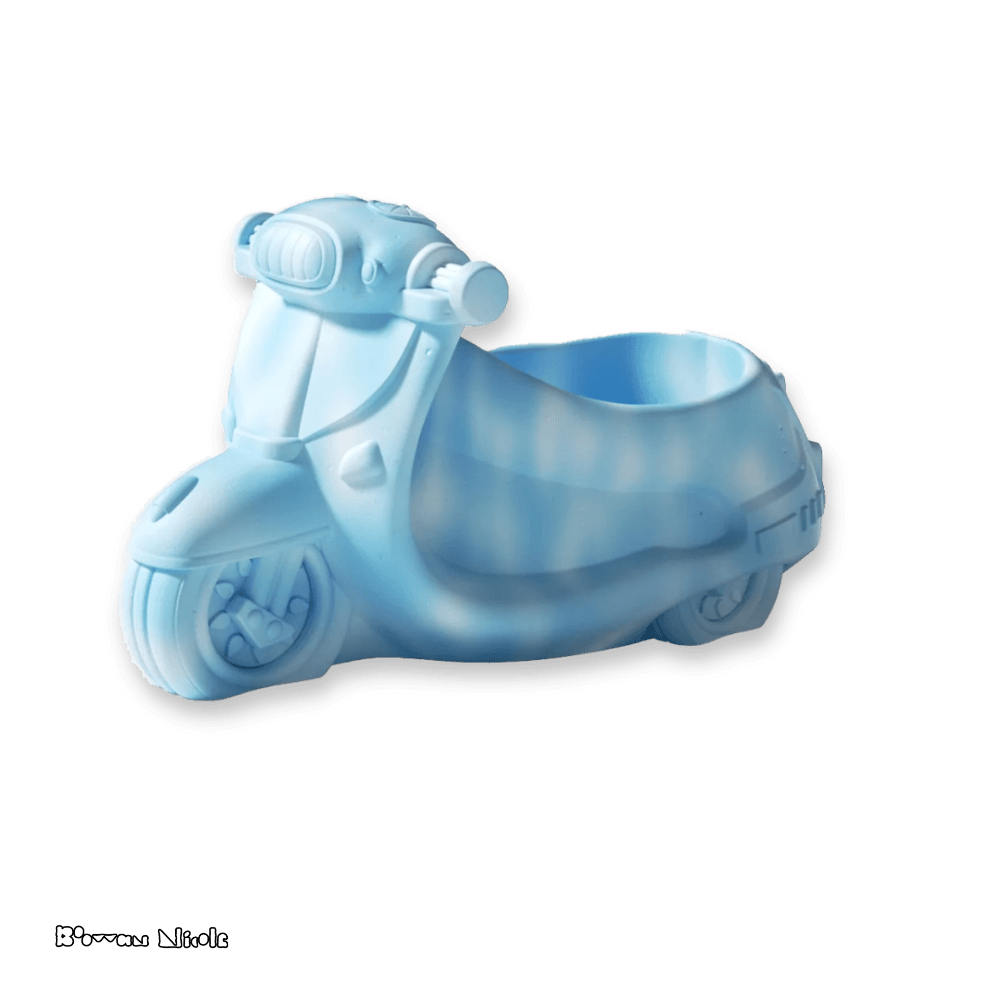 Boowan Nicole: Vespa Motorcycle Plant Pot Concrete Silicone Mould - BohriAli.com