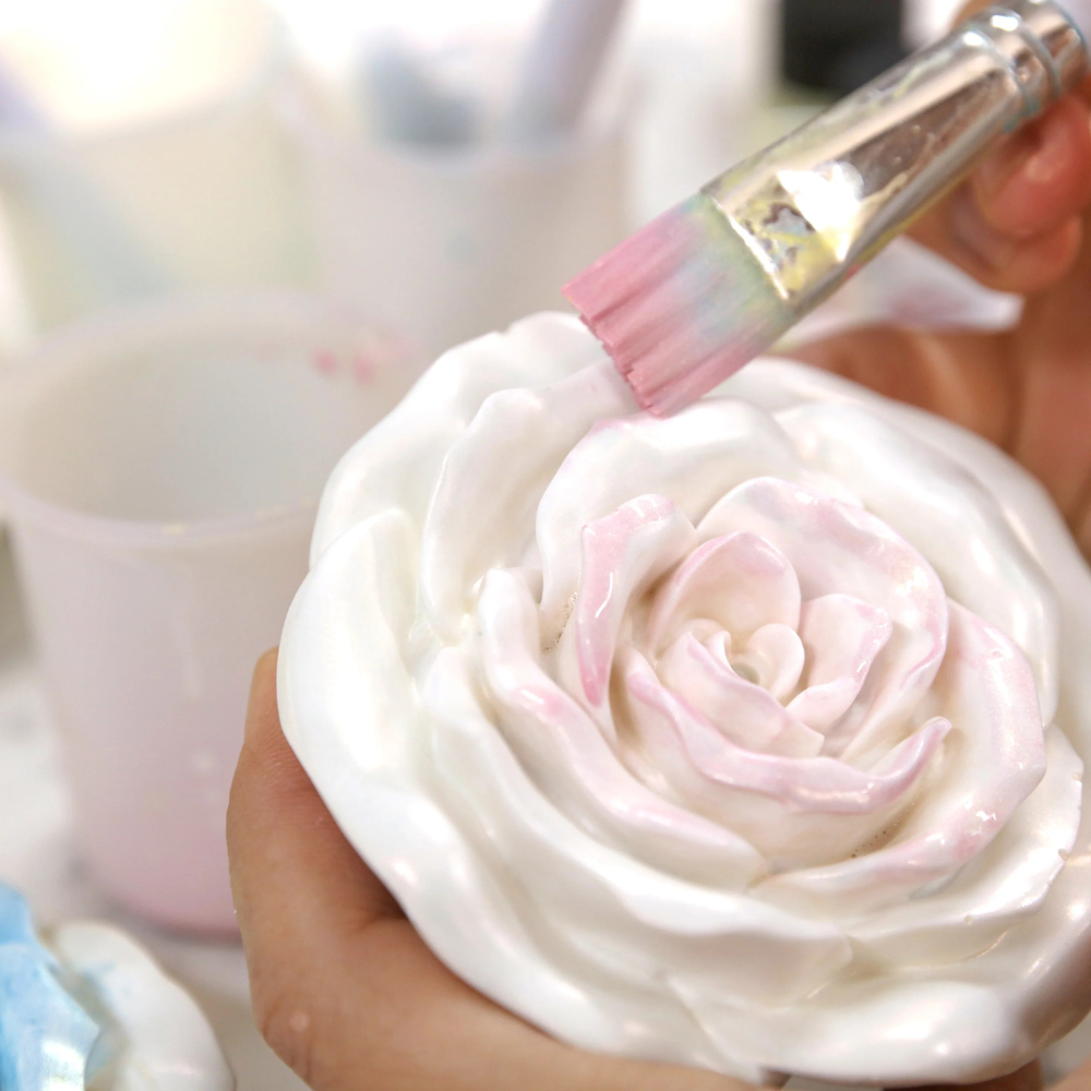 Boowan Nicole: Serene Rose Incense Holder Silicone Mold