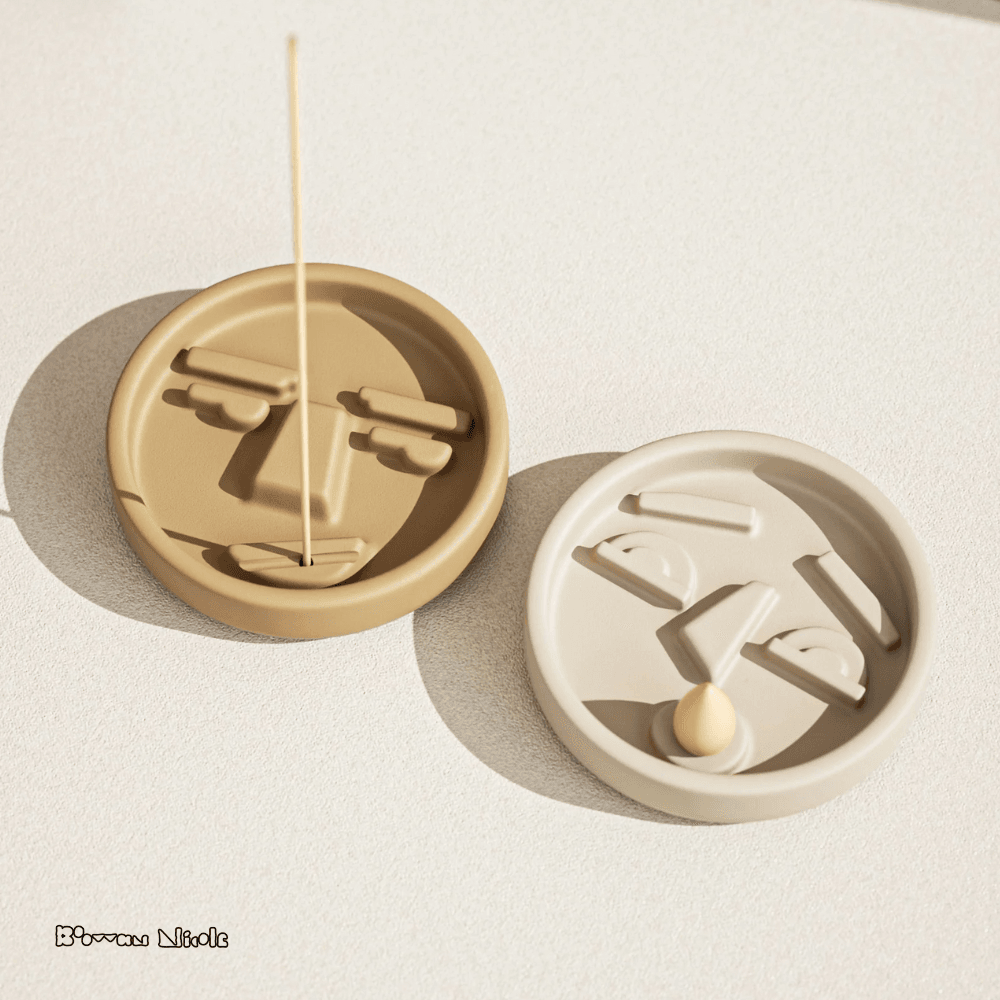 Boowan Nicole: Ugly Face Incense Holder Silicone Mould - BohriAli.com