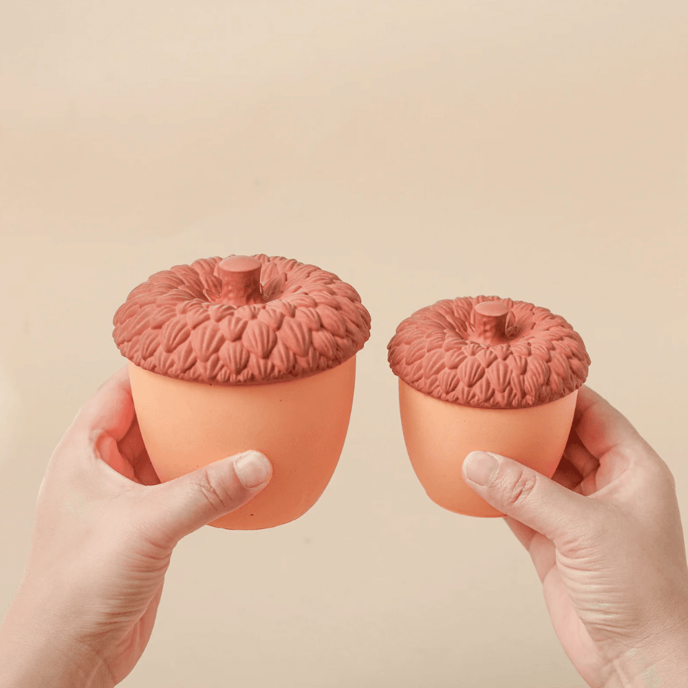 Boowan Nicole: Enchanted Acorn Cottage Candle Jar Mold (3.5 Oz / 7 Oz) - BohriAli.com