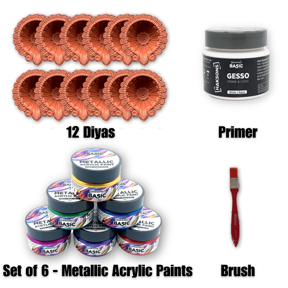 Diya Painting Kit | Diwali Essentials - BohriAli.com