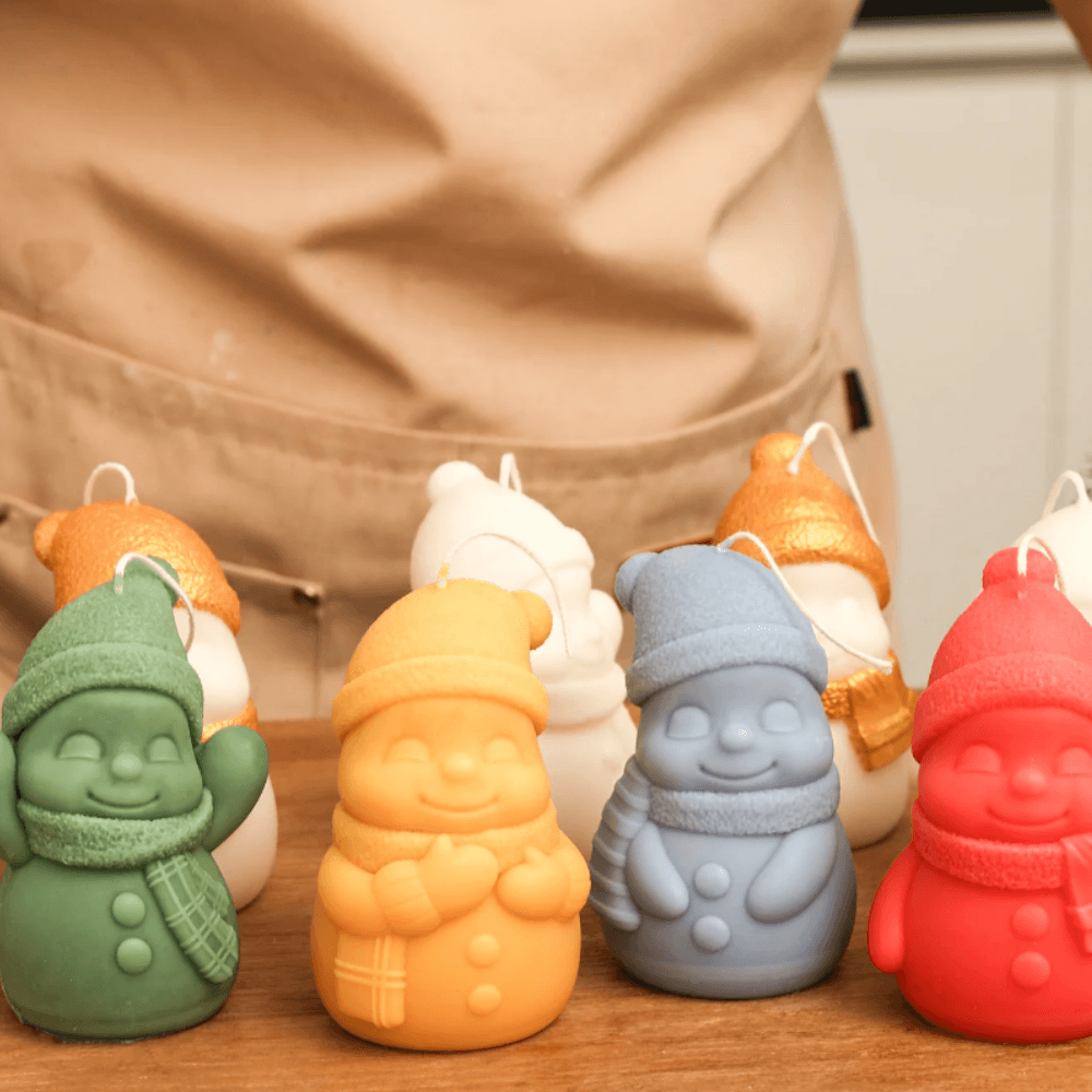 Boowan Nicole: Snowy Friend Christmas Candle Collection - BohriAli.com