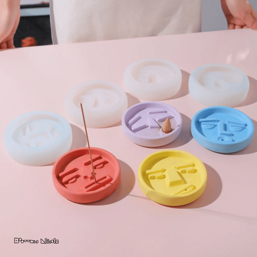 Boowan Nicole: Ugly Face Incense Holder Silicone Mould - BohriAli.com