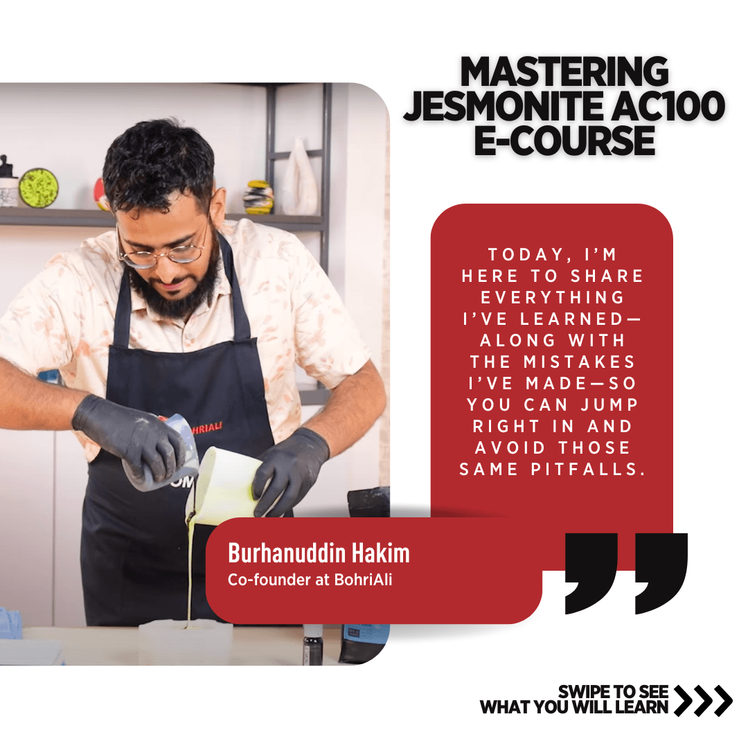 Master Jesmonite AC100: Creative Techniques for Art & Design | E-course - BohriAli.com