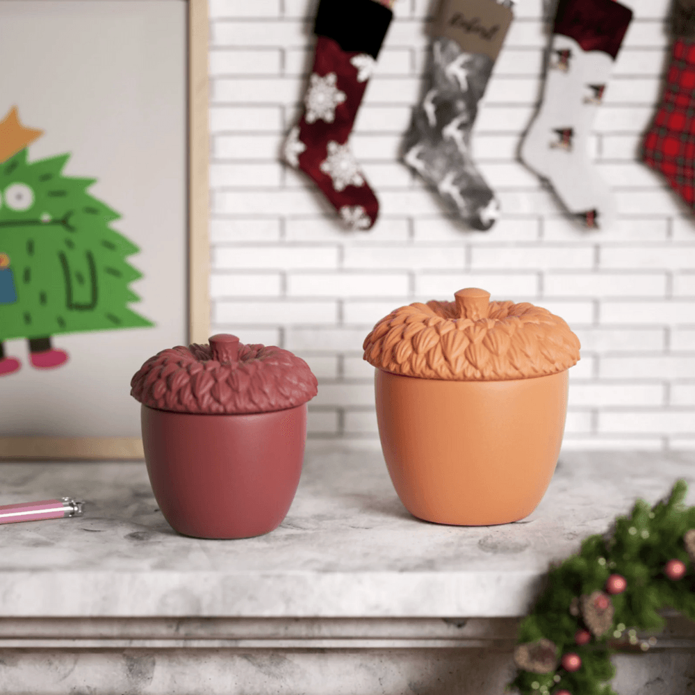 Boowan Nicole: Enchanted Acorn Cottage Candle Jar Mold (3.5 Oz / 7 Oz) - BohriAli.com