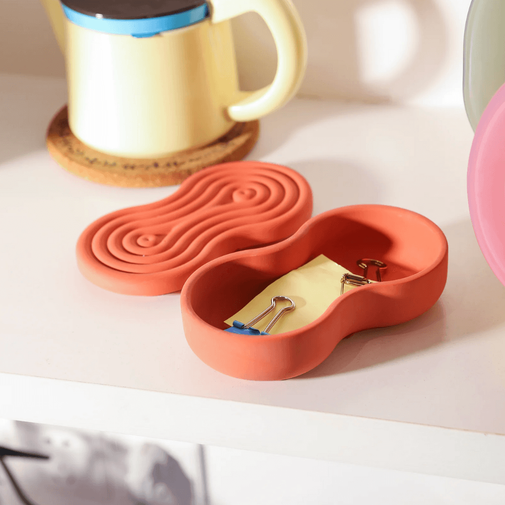 Boowan Nicole: Wriggle (Trinket) Storage Box Silicone Mould - 1 (SH1027) - BohriAli.com