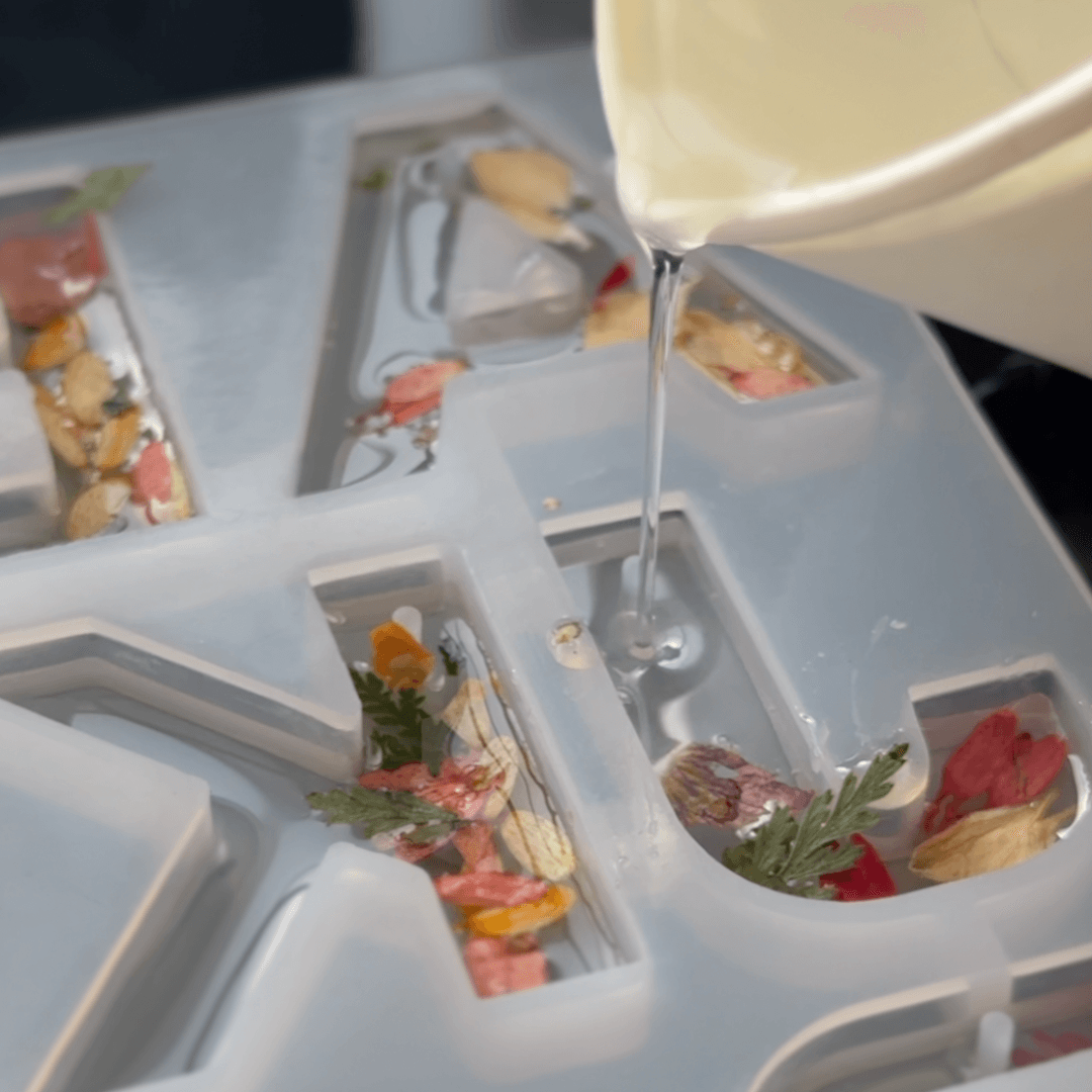 Floral Alphabet Keychains Kit - Day 2 - BohriAli.com