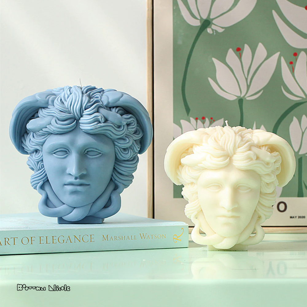 Boowan Nicole: Medusa Candle Silicone Mould