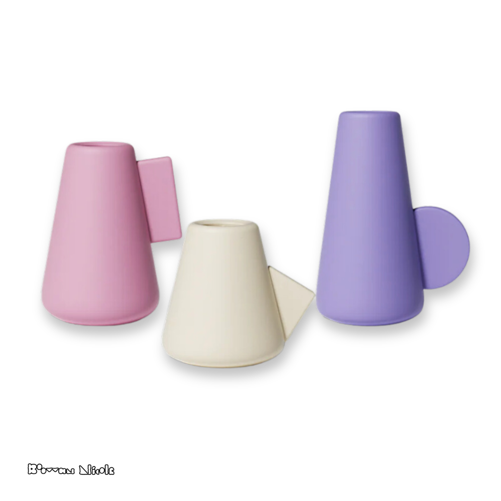 Boowan Nicole: Geometric Taper Candle Holder Silicone Mould