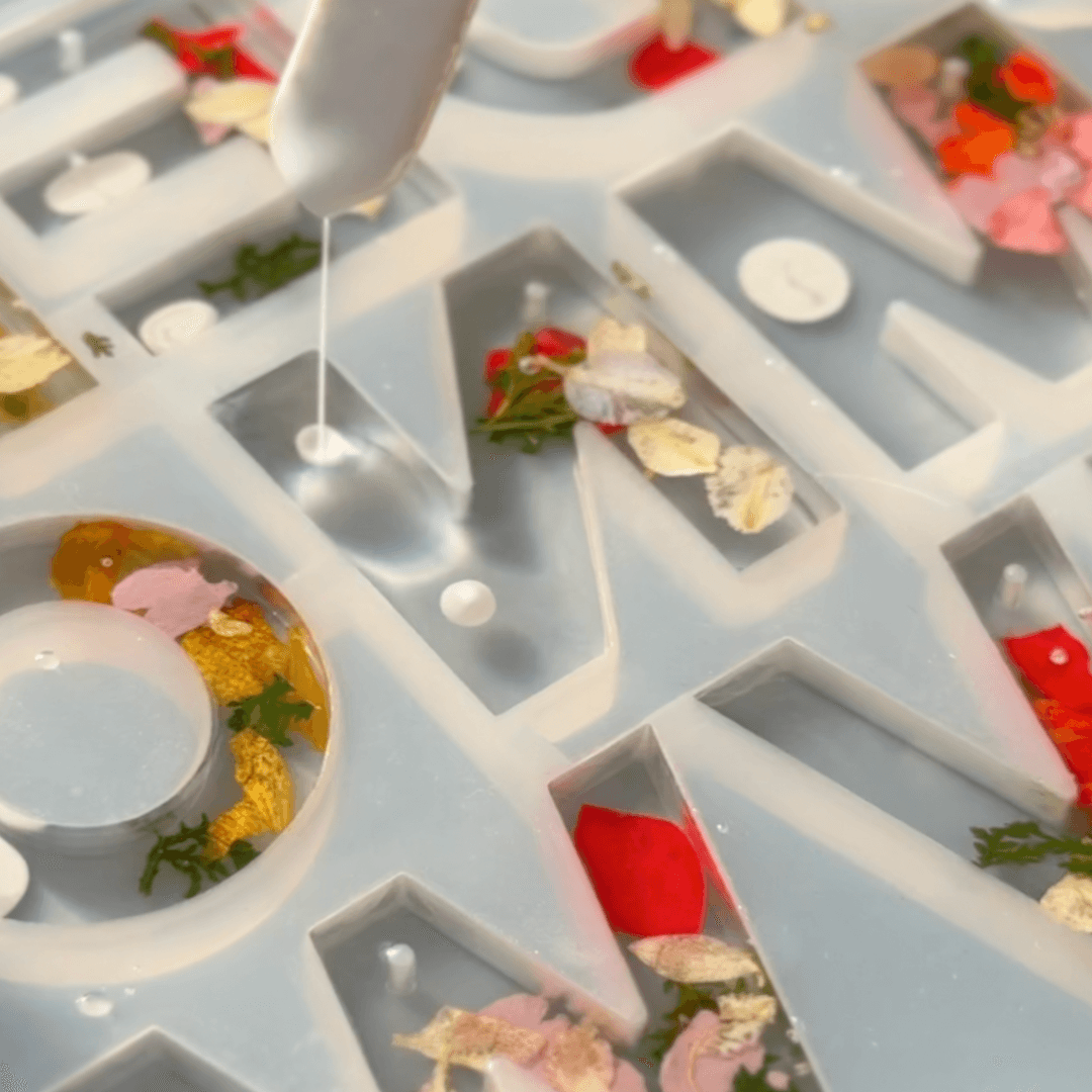 Floral Alphabet Keychains Kit - Day 2 - BohriAli.com