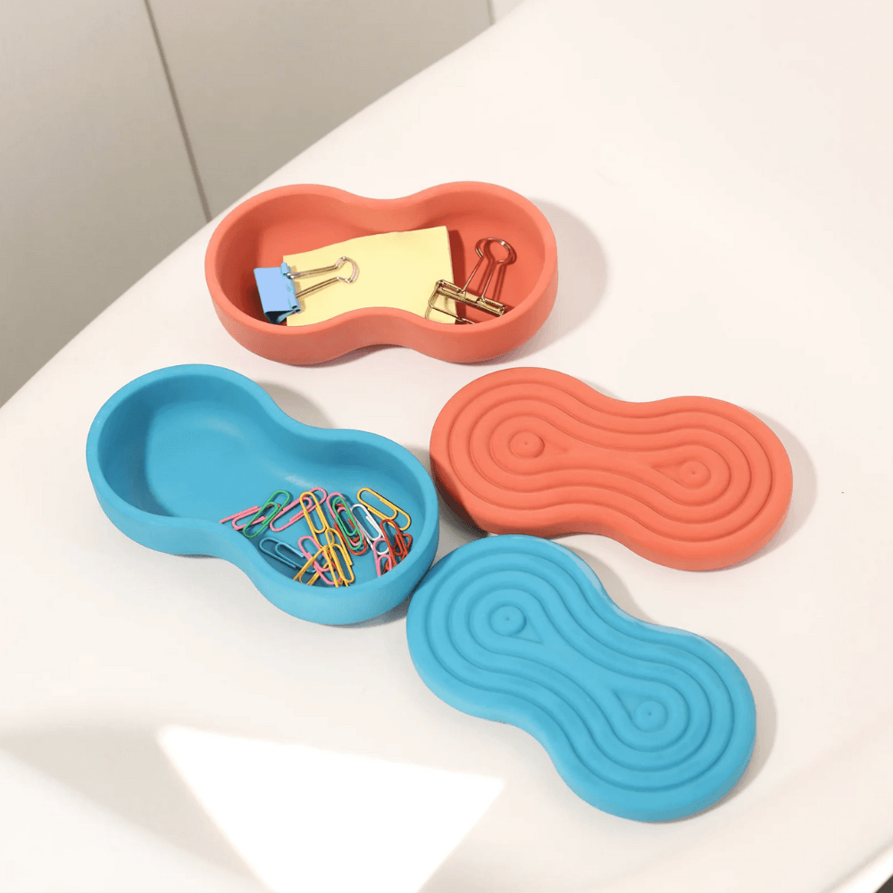 Boowan Nicole: Wriggle (Trinket) Storage Box Silicone Mould - 1 (SH1027) - BohriAli.com