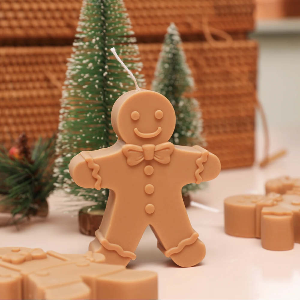 Boowan Nicole: The Gingerbread Baby Silicone Candle Mold