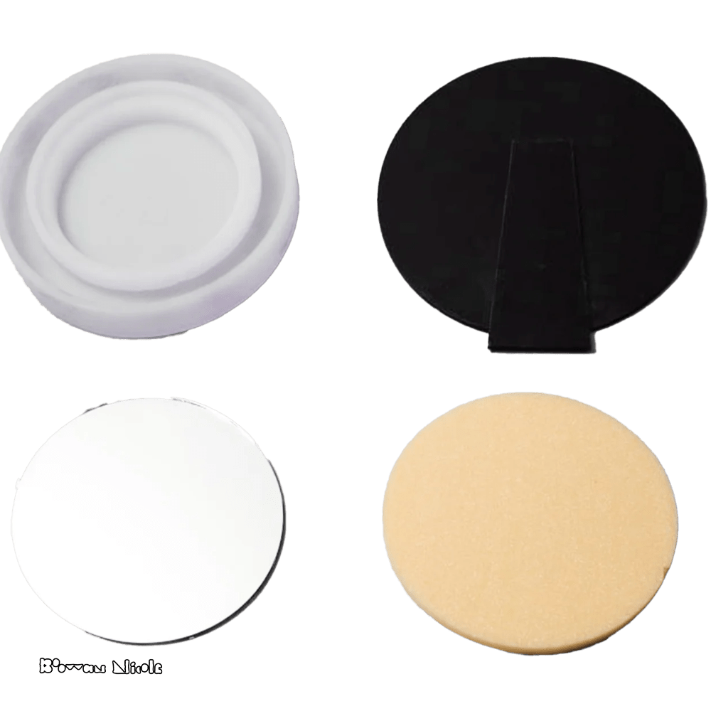 Boowan Nicole: Mirror Frame Silicone Mould with Accessories
