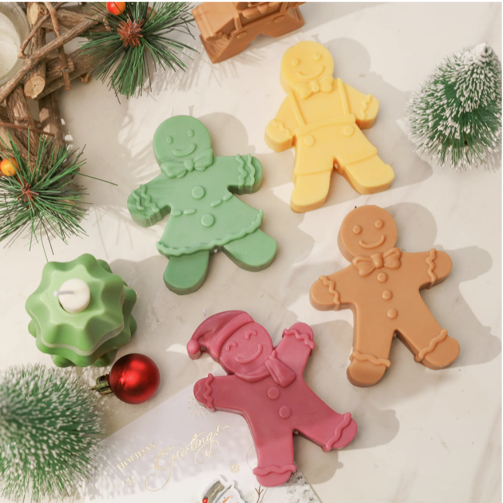 Boowan Nicole: The Gingerbread Baby Silicone Candle Mold