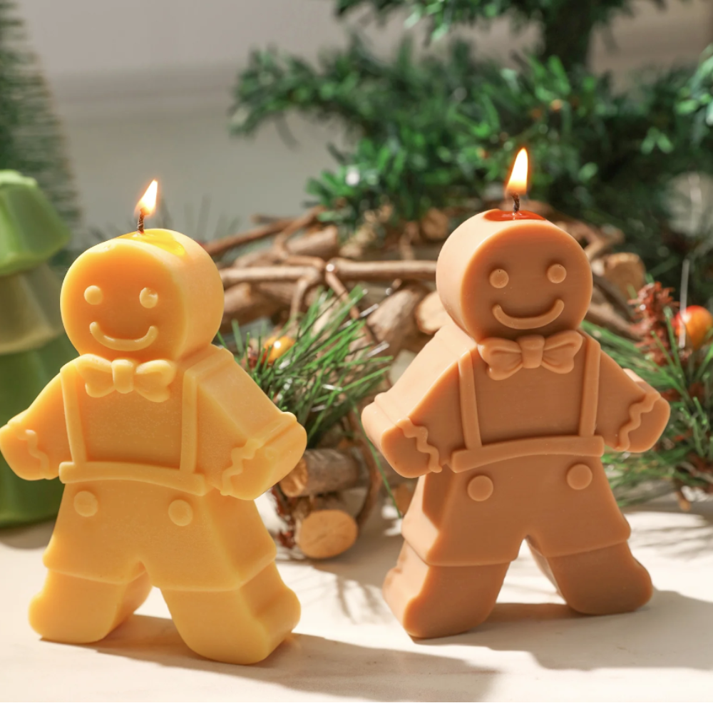 Boowan Nicole: The Gingerbread Baby Silicone Candle Mold