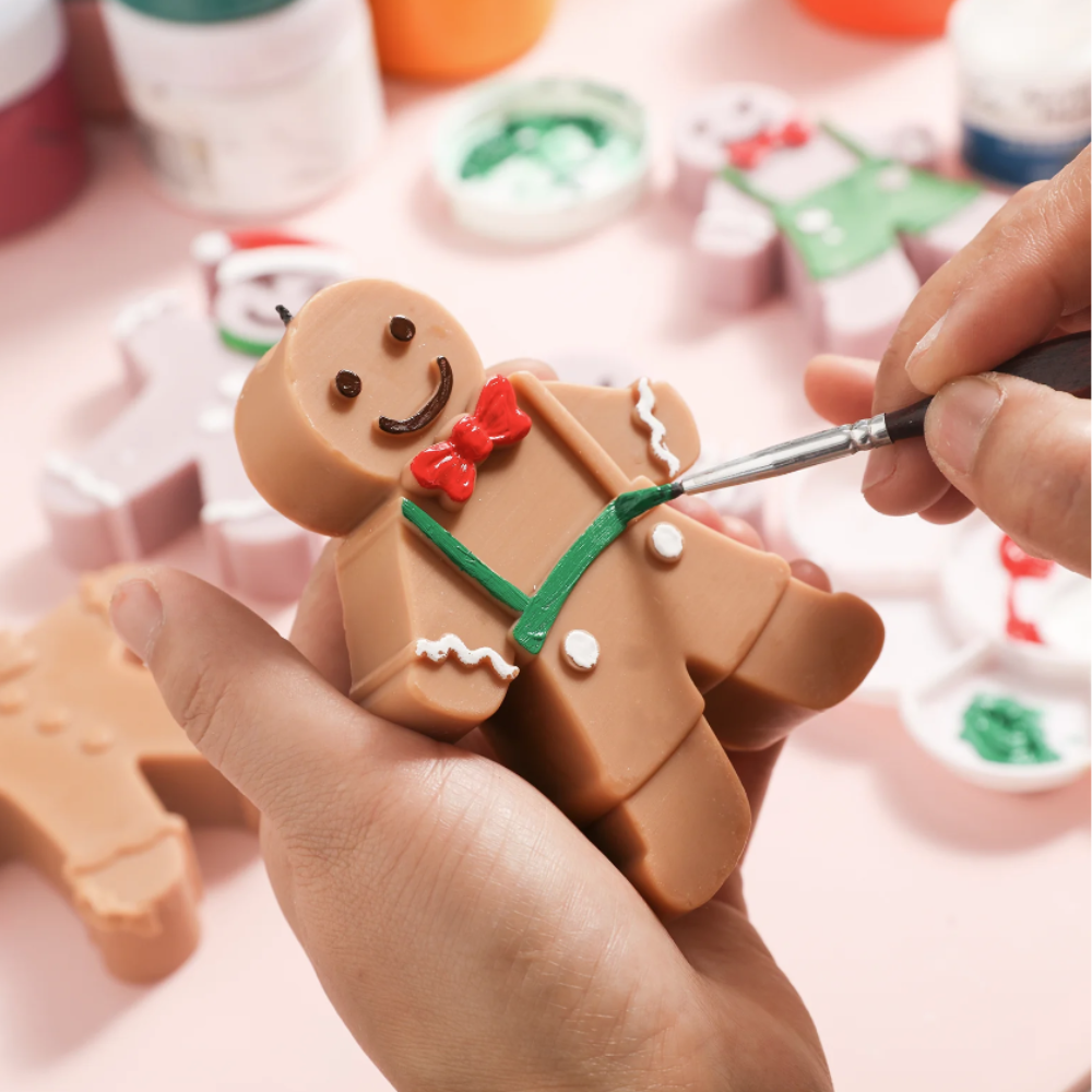 Boowan Nicole: The Gingerbread Baby Silicone Candle Mold