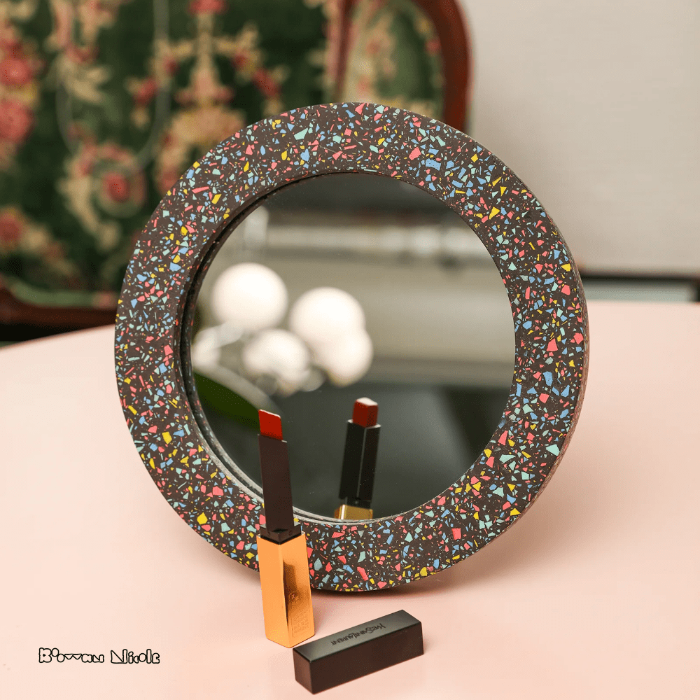 Boowan Nicole: Mirror Frame Silicone Mould with Accessories