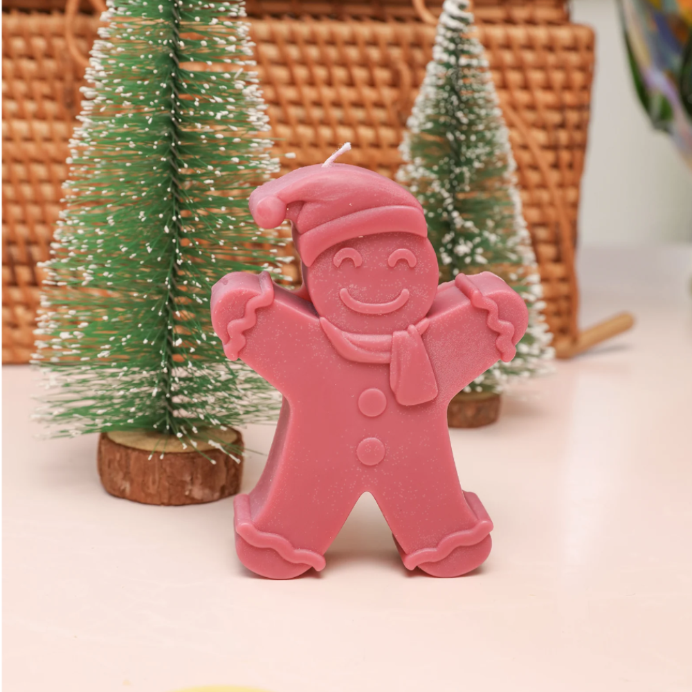 Boowan Nicole: The Gingerbread Baby Silicone Candle Mold